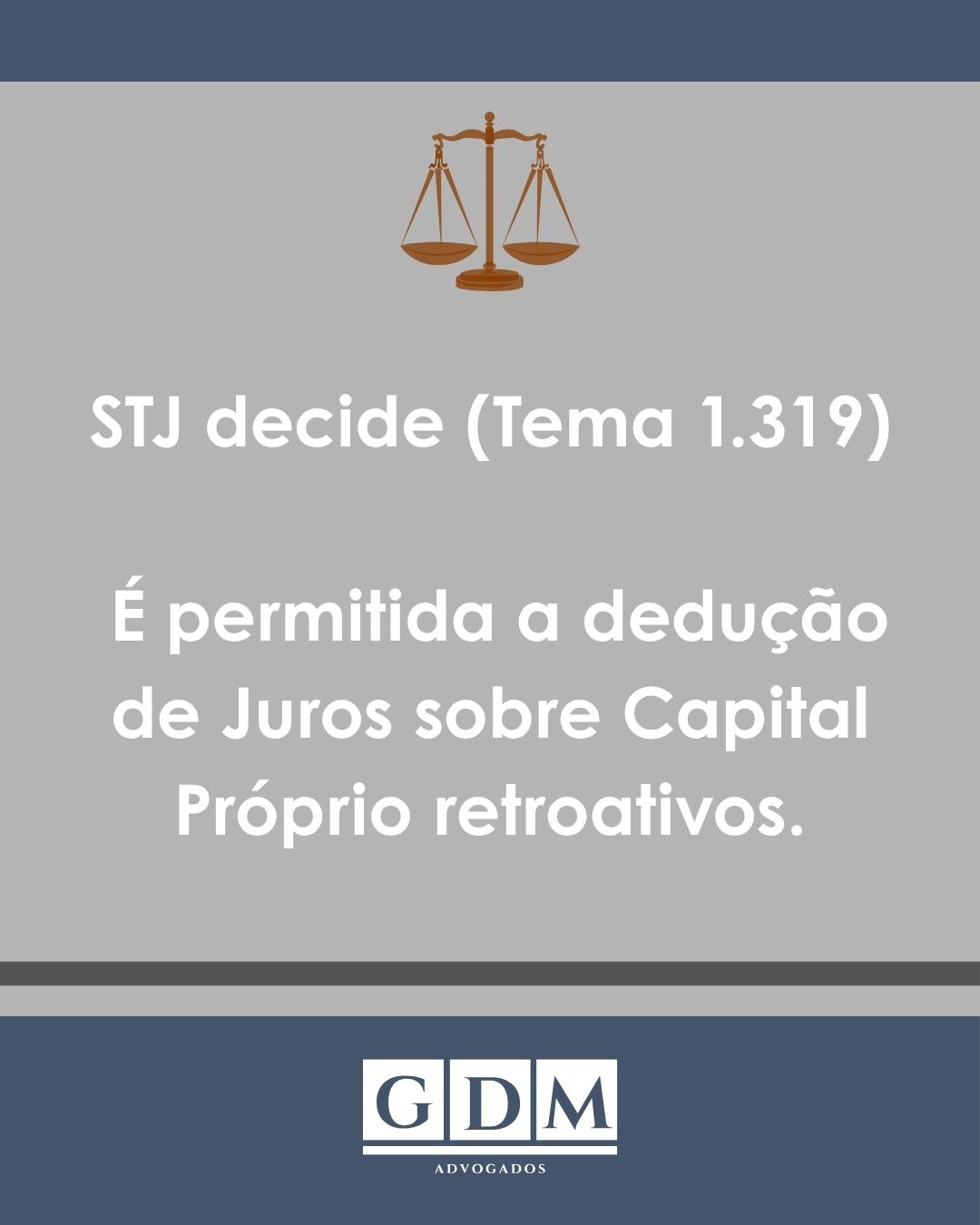 Vitória Fiscal para o Contribuinte! 🎉 O STJ pacificou o entendimento sobre a dedução de Juros sobre Capital Próprio (JCP) retroativos!

Uma excelente notícia acaba de ser confirmada pela 1ª Seção do Superior Tribunal de Justiça (STJ), com uma decisão unânime de grande impacto no Direito Tributário.

✅ O que mudou? Agora, é permitida a dedução dos JCP da base de cálculo do Imposto de Renda Pessoa Jurídica (IRPJ) e da Contribuição Social sobre o Lucro Líquido (CSLL), mesmo quando esses juros foram apurados em exercícios anteriores à autorização de seu pagamento.

💡 Por que é importante? Esta decisão foi proferida em recursos repetitivos, o que significa que se torna um precedente obrigatório para as instâncias inferiores. Isso traz segurança jurídica e abre portas para uma otimização tributária significativa para muitas empresas.

Historicamente, havia uma divergência com a Receita Federal sobre a possibilidade de deduzir JCP referentes a anos passados. Com essa resolução do STJ, empresas que antes hesitaram em realizar a apropriação extemporânea de JCP agora têm um caminho claro e seguro para a recuperação e dedução.

Se sua empresa pode se beneficiar dessa medida, é fundamental analisar as possibilidades e agir estrategicamente!

Nossa equipe especializada está pronta para te auxiliar a entender como essa decisão pode impactar seu negócio e garantir a correta aplicação. Entre em contato!

#DireitoTributário #STJ #JurosSobreCapitalProprio #JCP #IRPJ #CSLL #OtimizaçãoTributária #NotíciaJurídica #Empresas #PlanejamentoTributário #AdvocaciaTributária #GestãoEmpresarial